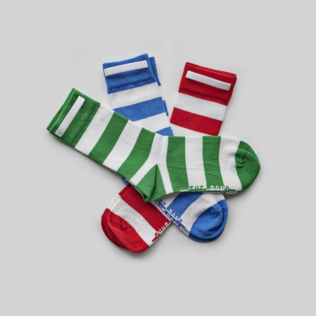 Harrogate Rugby Stripe Cotton Sock, Men's Country Clothing